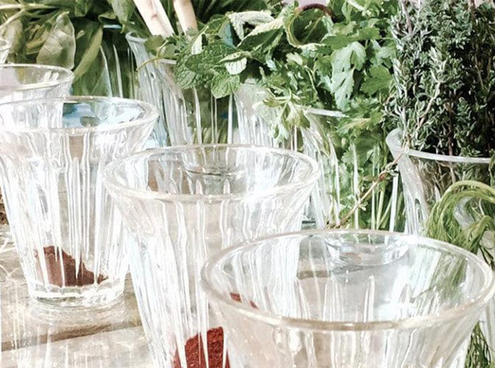 Glass Latte Cup
