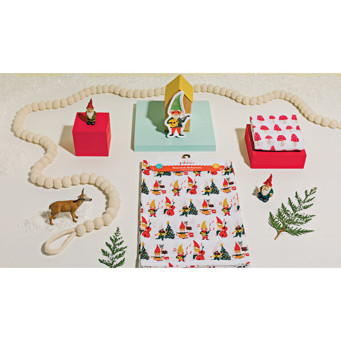 Gnome For The Holidays Floursack Dishtowels Set of 2