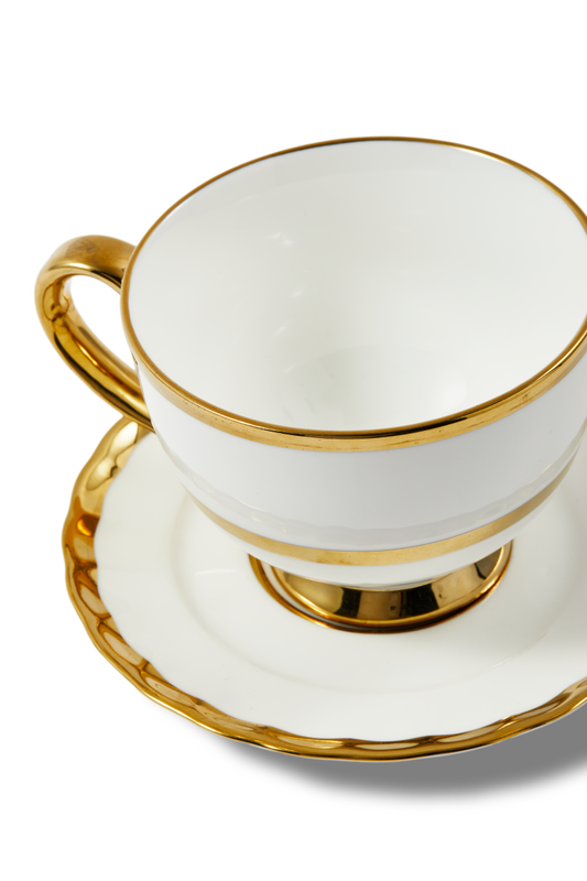 Golden Finds Oversized Tea Cups, Set of 2