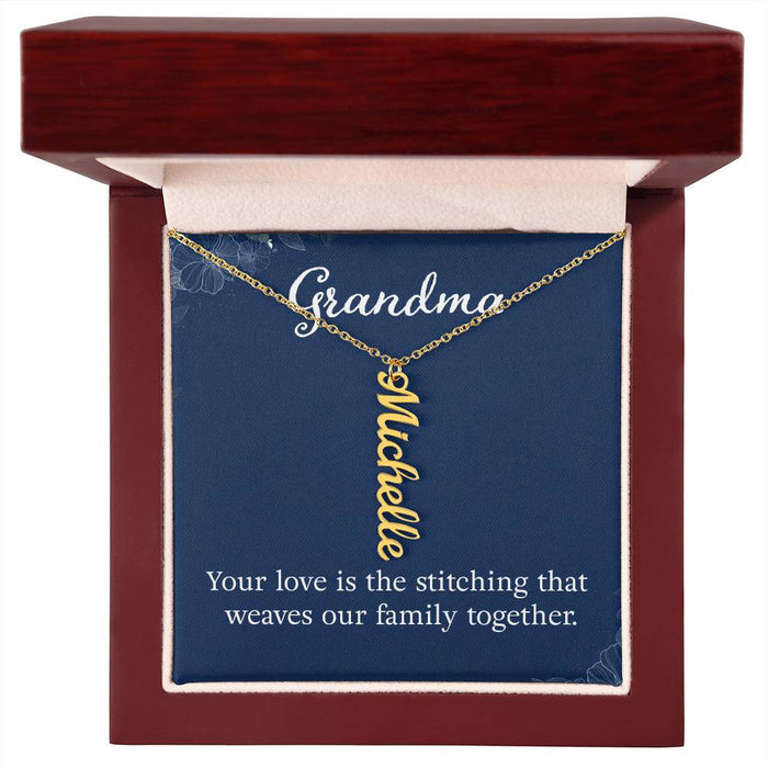 Grandkids Name Necklace Gift for Grandma Gifts Personalized Name