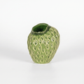Green Strawberry 11cm Vase
