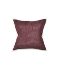 Hand Painted Linen Cushion Cover in Grape, 60cm x 60cm
