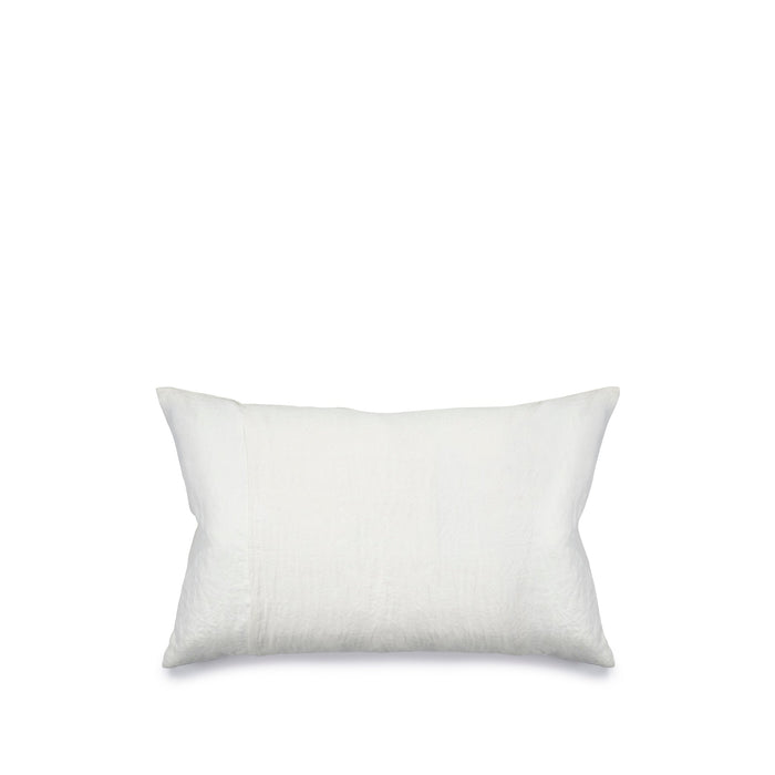 Hand Painted Linen Cushion Cover in Lemon Yellow, 60cm x 40cm