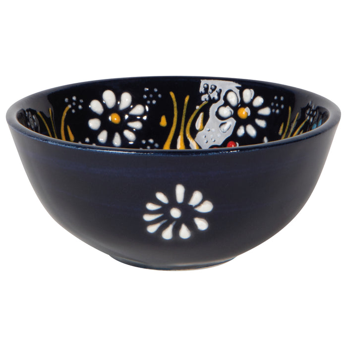 Hand-painted Turkish Bowl 3.5 inch - Evani Azure
