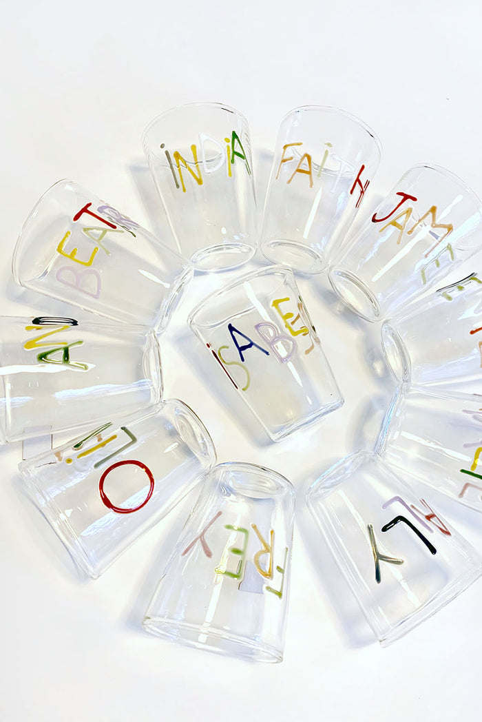 Handblown Glass Amour Tumbler
