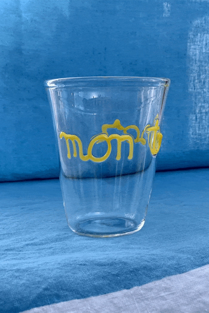 Handblown Glass 'Bébé' (Baby) Tumbler in Pink