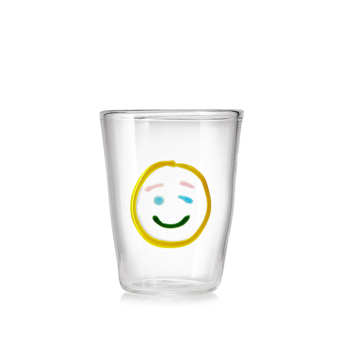 Handblown Glass 'Cheeky' Mood Tumbler
