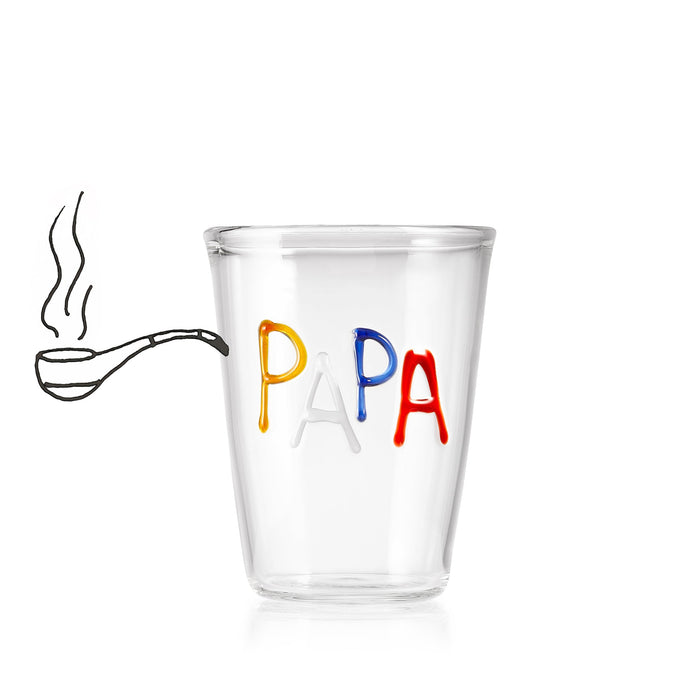 Handblown Glass Papa Tumbler