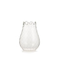 Handblown Glass Pomegranate Swirl Bud Vase
