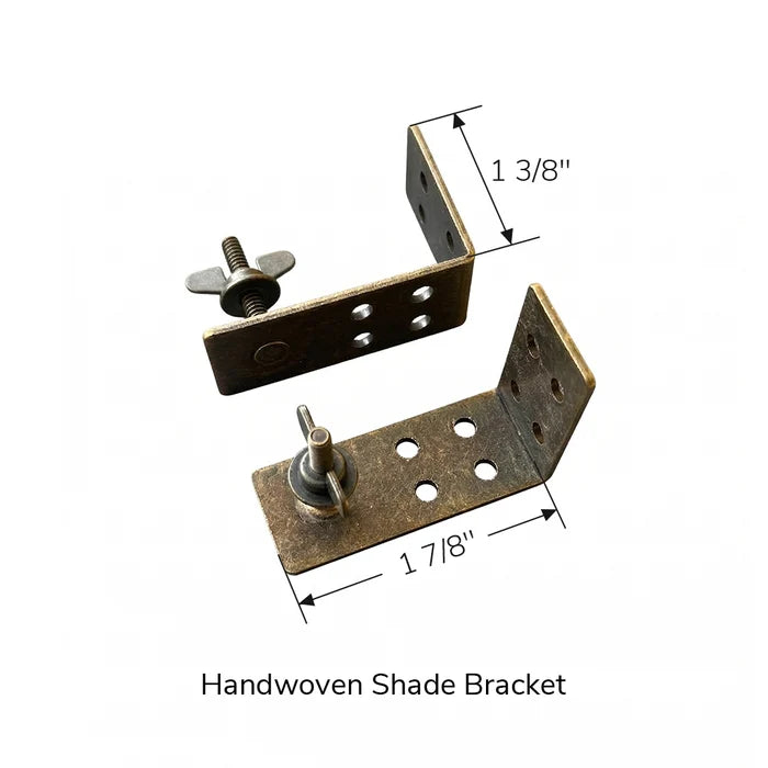 Handwoven Shade Bracket Sets – 2 Pieces