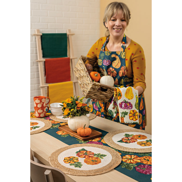 Harvest Gourds Braided Placemat