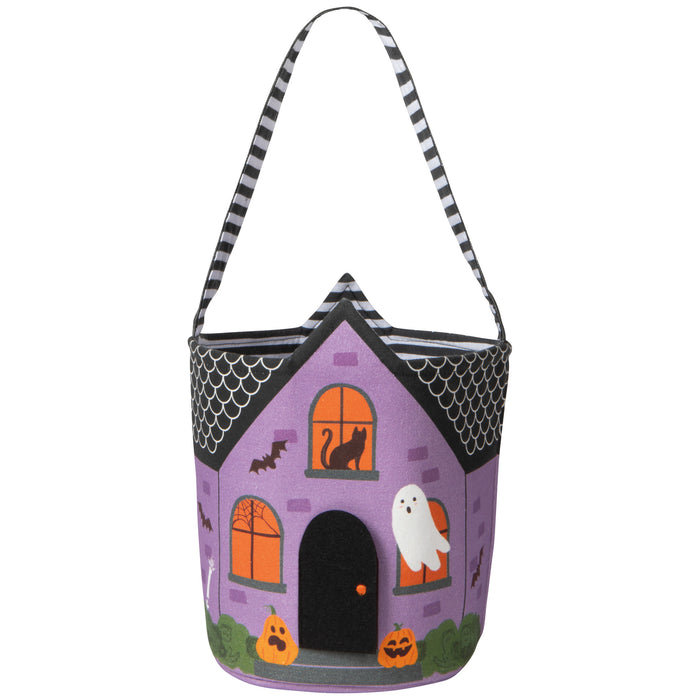 Haunted House Halloween Candy Bucket