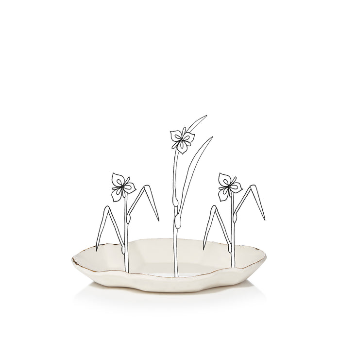 HB Deco Jagged Oval Tray, 15cm