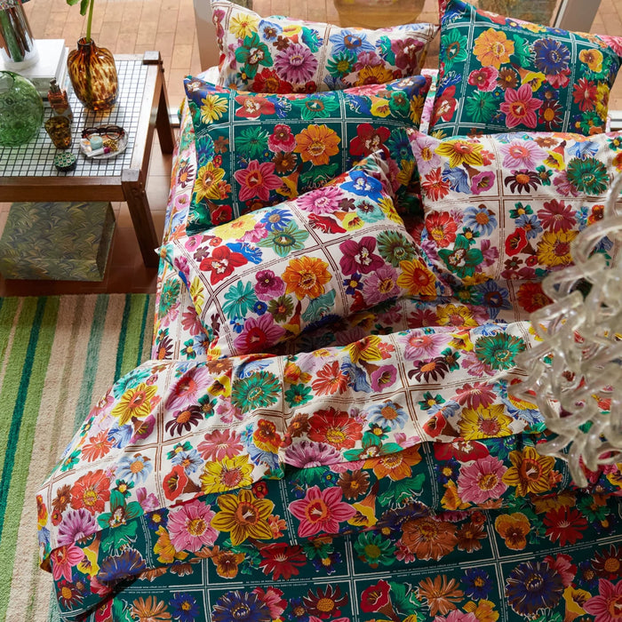 Ines Porcelain Cotton Sheet