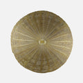 Intreccio Round Brass Placemat, 36cm