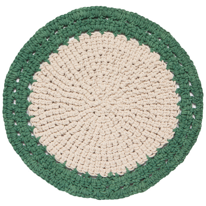 Jade Aura Hand-Knotted Placemat