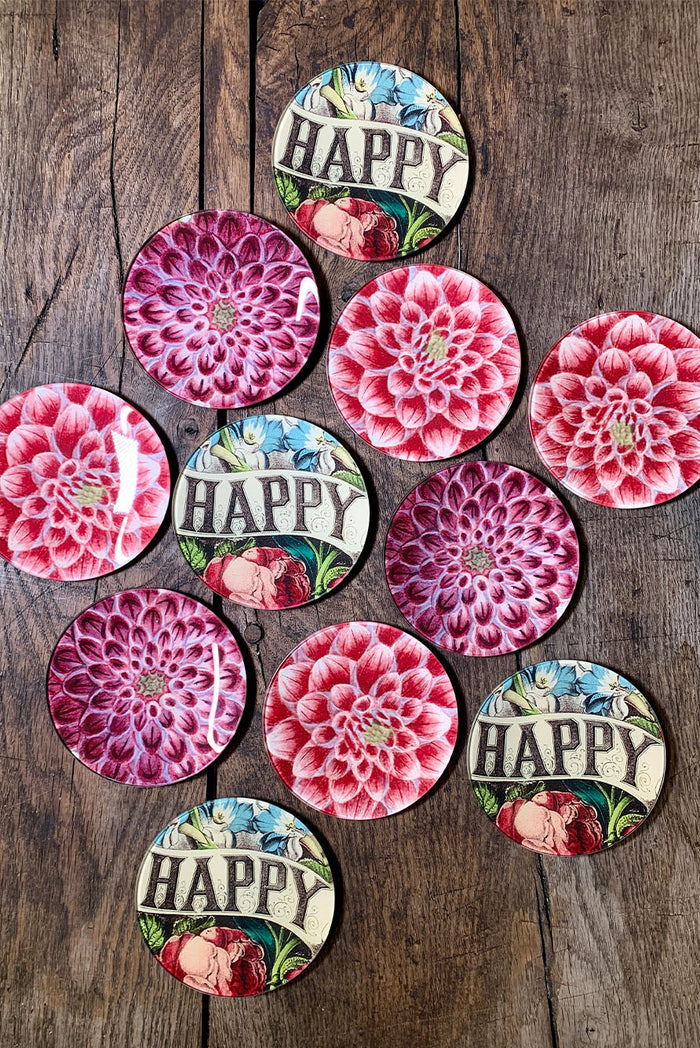 John Derian 'Double Tulip' Plate, 10cm