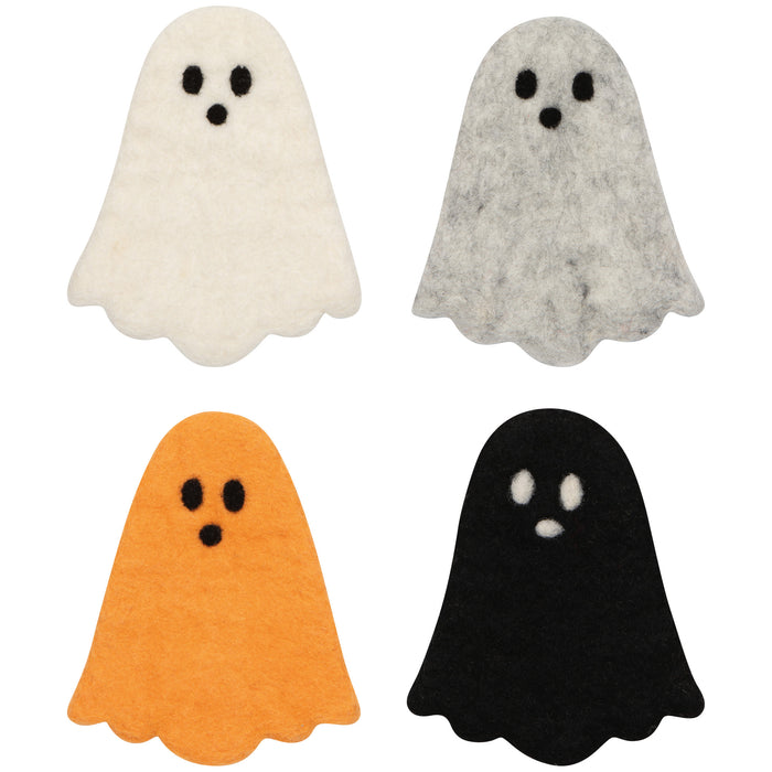 Kindred Spirits Felt Coasters Set of 4 Assorted