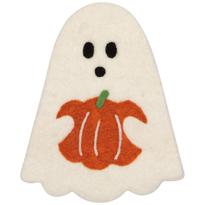 Kindred Spirits Halloween Felted Wool Trivet