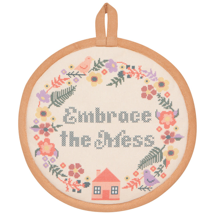 Kitsch Stitch Potholder