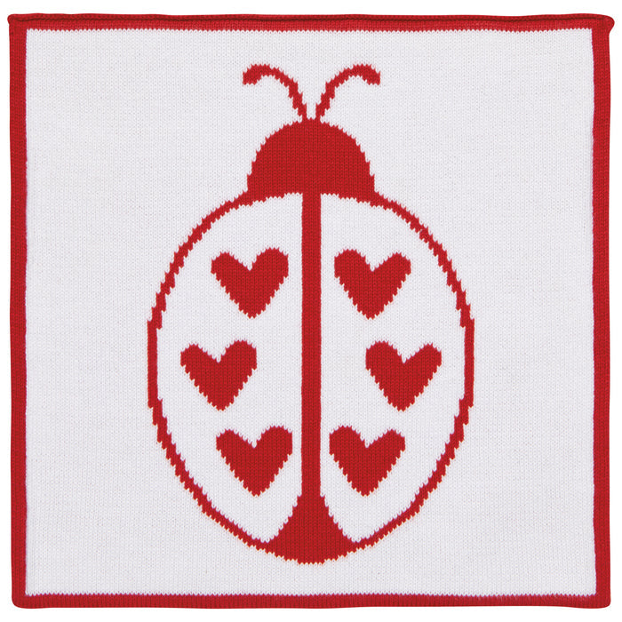 Ladybugs Knit Dishcloth Set of 3