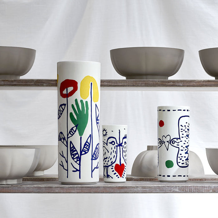 L'Archipel Sentimental Cylinder Vase, 15cm