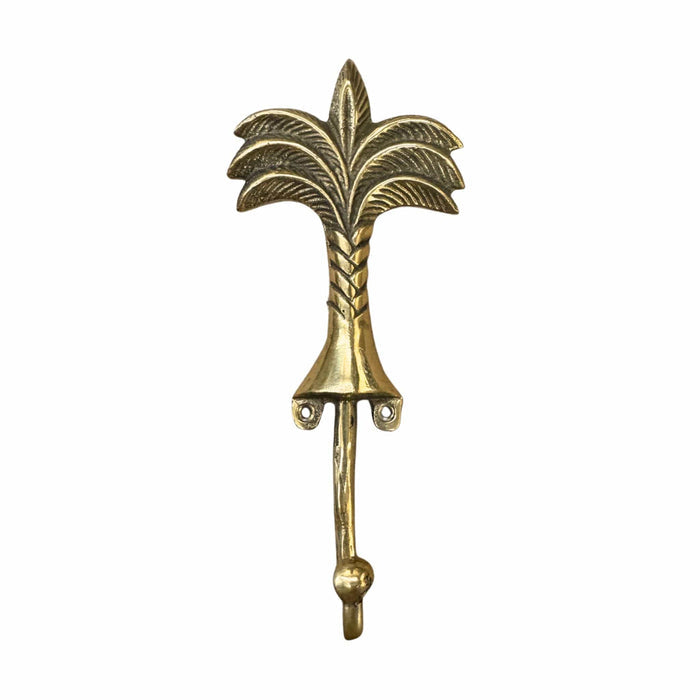 Large Brass Palm Tree Hook