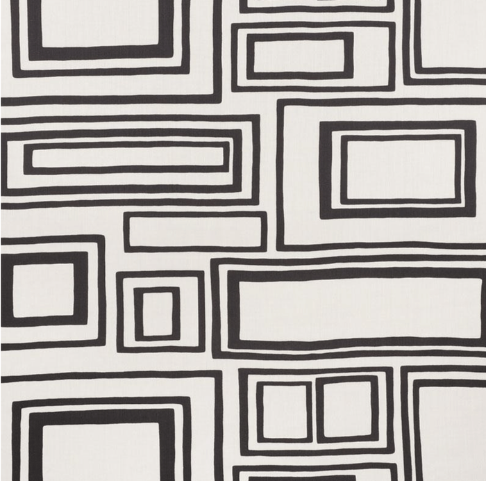 Large Open Boxes Black Fabric