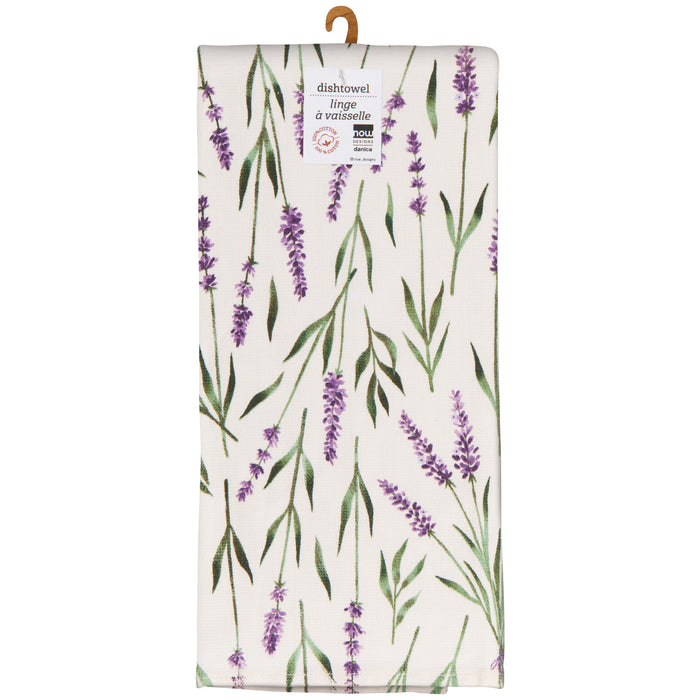Lavender Terry Dishtowel