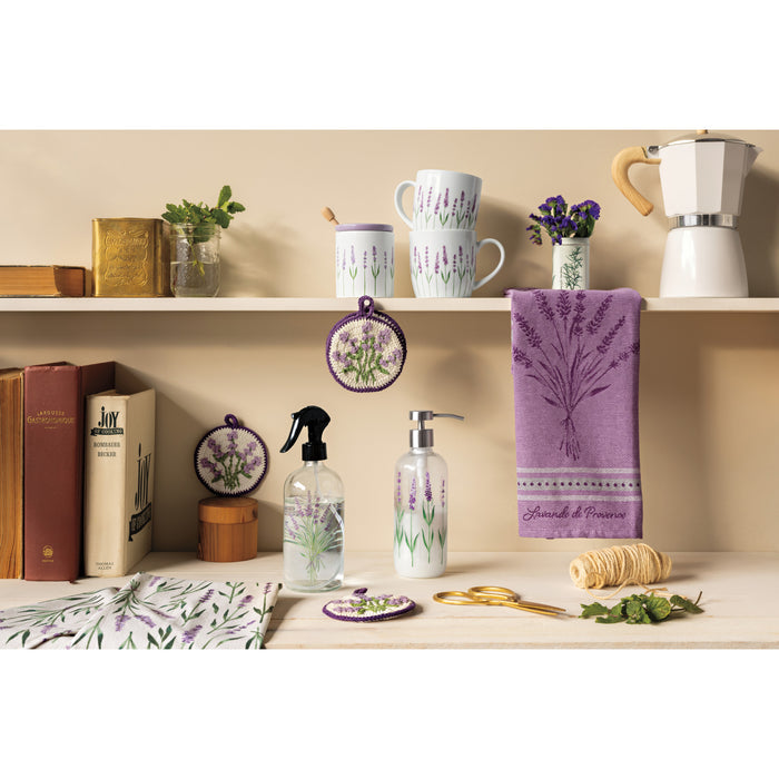 Lavender Terry Dishtowel