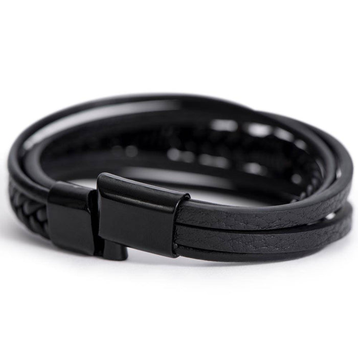 Leather Cross Bracelet for Husband from Wife Gift for Husband