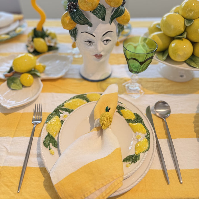 Lemon Dinner Plate, 27cm