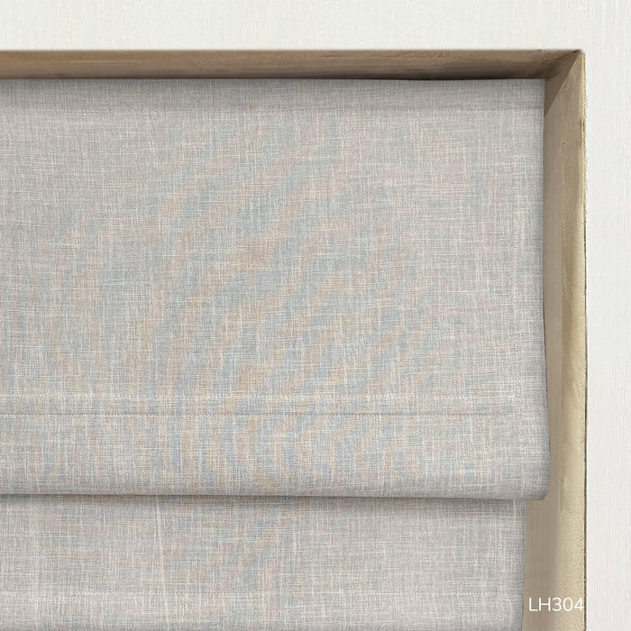 Leona Linen | 100% Blackout Thermal | Roman Shades