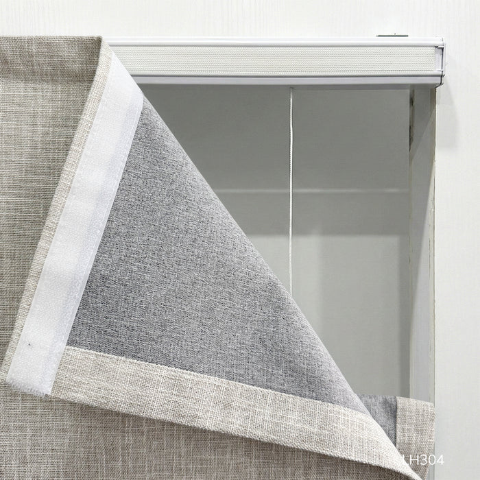 Leona Linen | 100% Blackout Thermal | Roman Shades