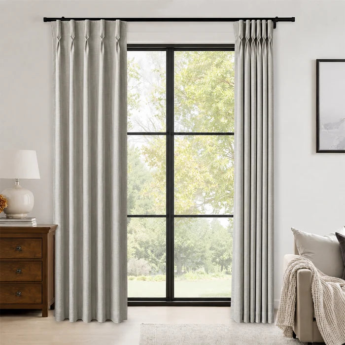 Leona Linen｜100% Blackout Thermal Drapery