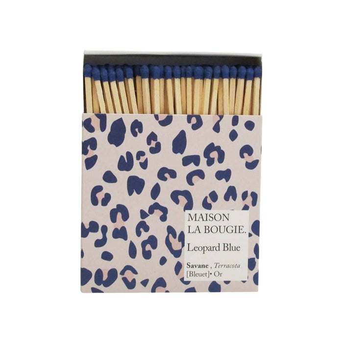 Leopard Blue Matchbox