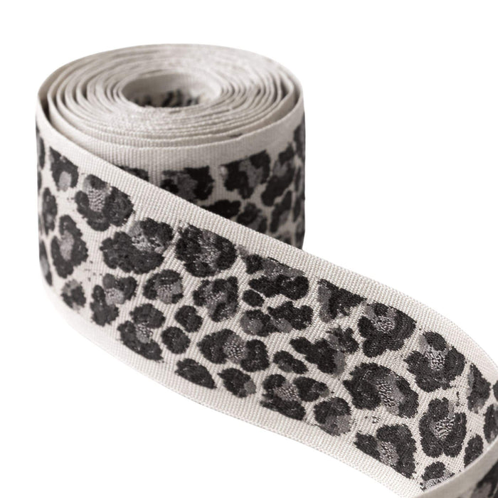 Leopardo Ribbon Marcasite Trim