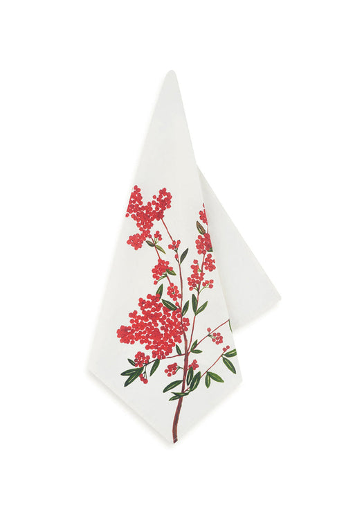 'Les Airelles' Linen Napkin, 50x50cm