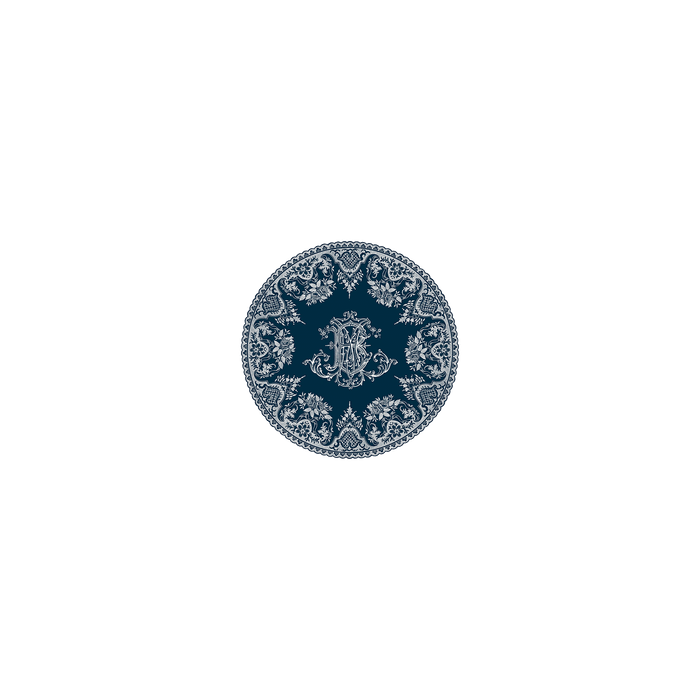 Les Dèpareillèes Bleu Assorted Coaster/ Bread Plate, 12.8cm, Set of 6