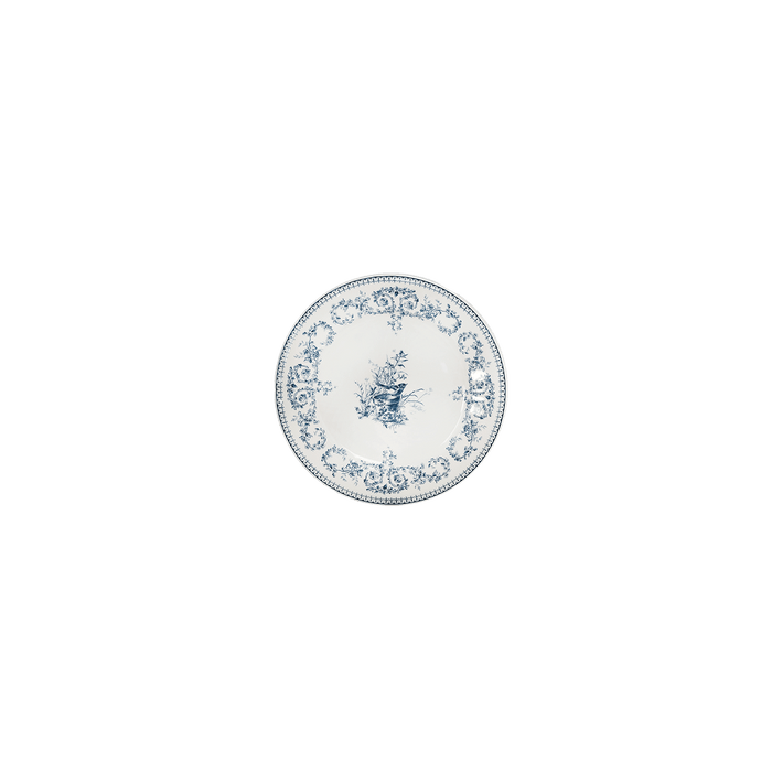 Les Dèpareillèes Bleu Assorted Coaster/ Bread Plate, 12.8cm, Set of 6