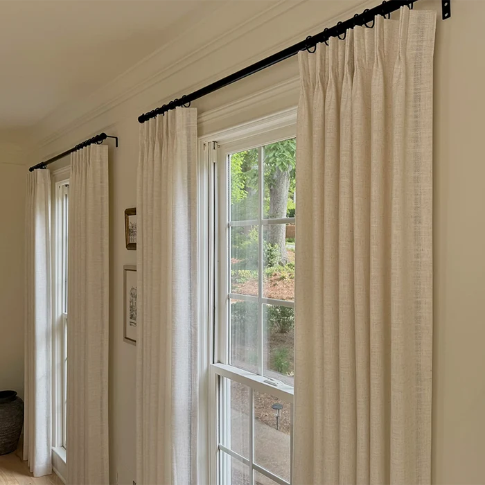 Liam Linen｜Pleated Drapery