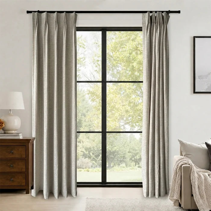 Lily 100% Linen & Cotton | Botanical Weave | The Pure Drapery