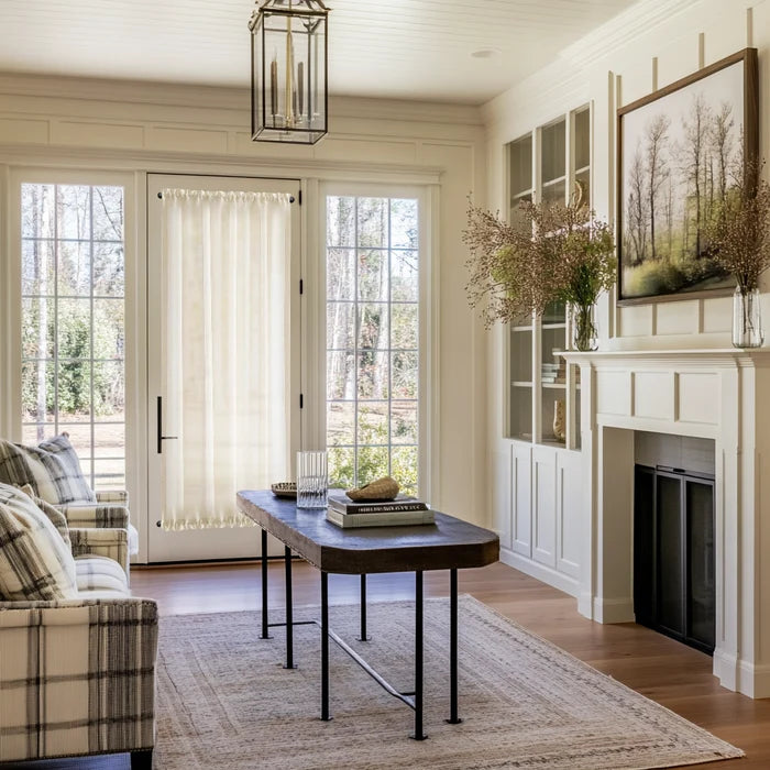 Linen French Door Curtains