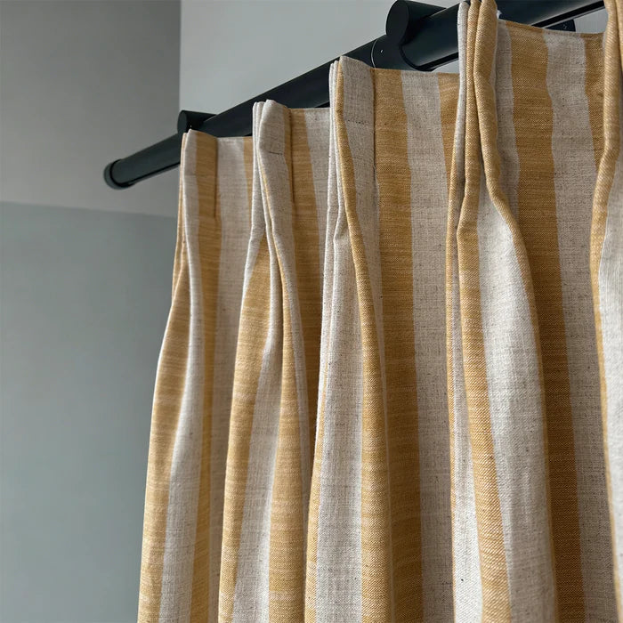 Louisa 100% Linen & Cotton | Classic Stripe | The Pure Drapery