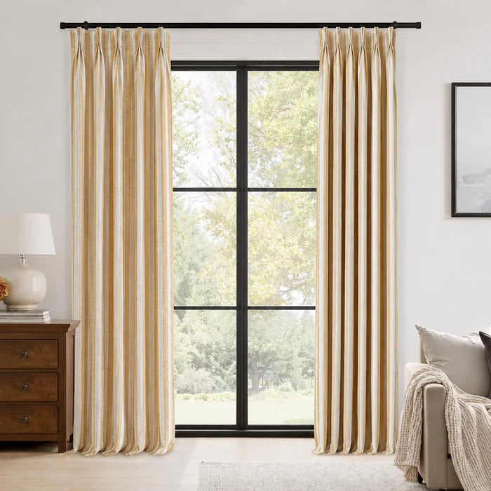 Louisa 100% Linen & Cotton | Classic Stripe | The Pure Drapery