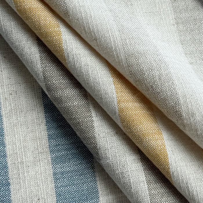 Louisa 100% Linen & Cotton | Classic Stripe | The Pure Drapery