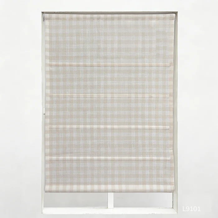 Lucien Linen | Classic Plaid | Roman Shades