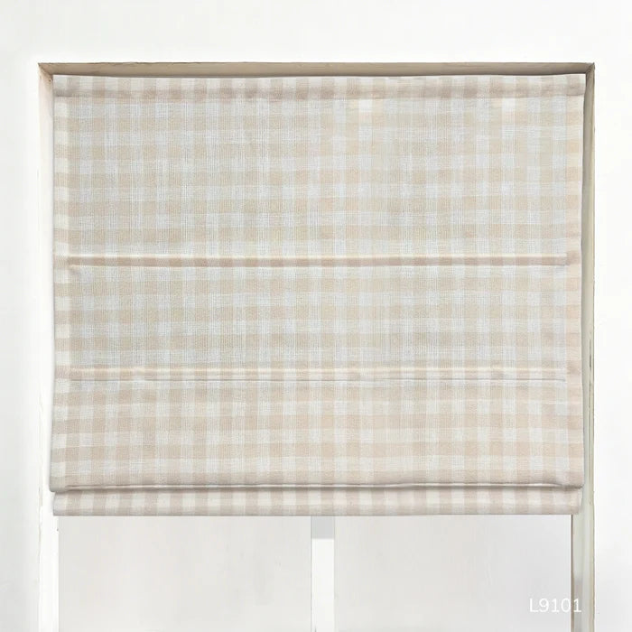 Lucien Linen | Classic Plaid | Roman Shades