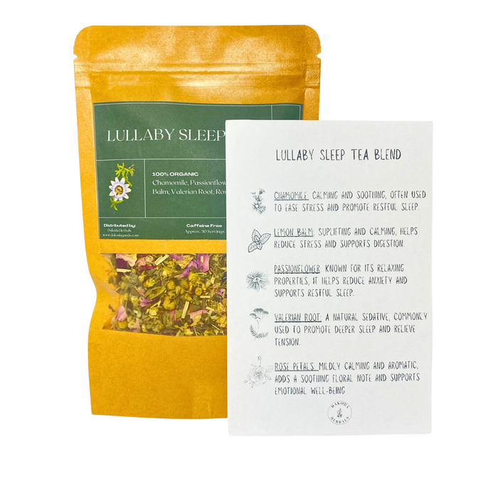 Lullaby Sleep Tea Blend: Soothing Herbal Tea for Restful Sleep