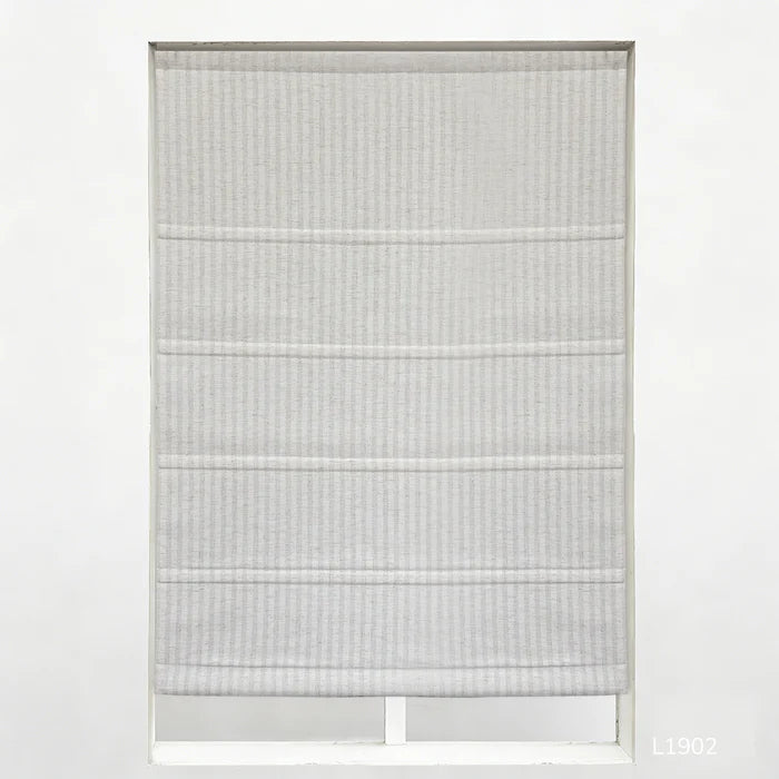 Lumi Linen | Classic Plaid | Roman Shades